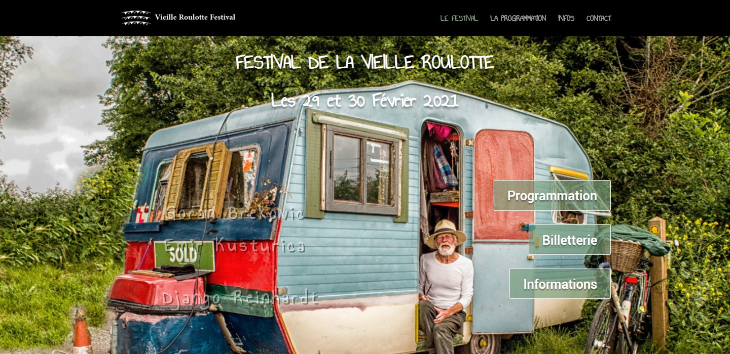 site festival de la vielle roulotte à Lyon